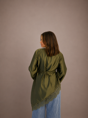 Top Asymétrique Dentelle - Ligne Signature
