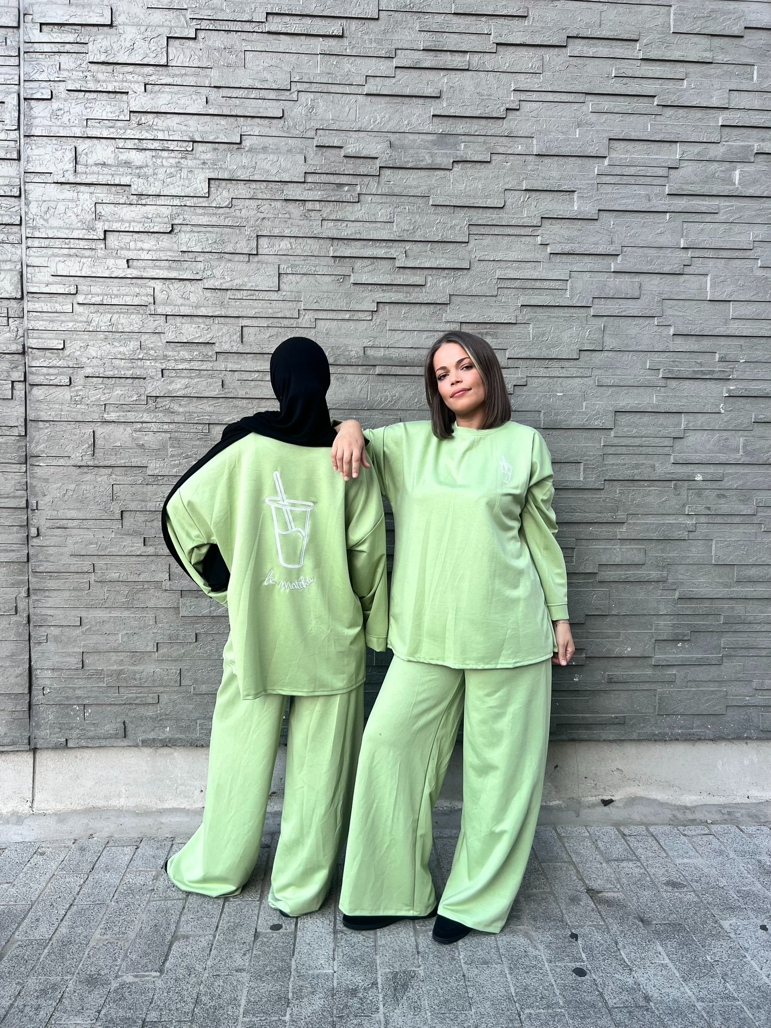 Ensemble Matcha Vert