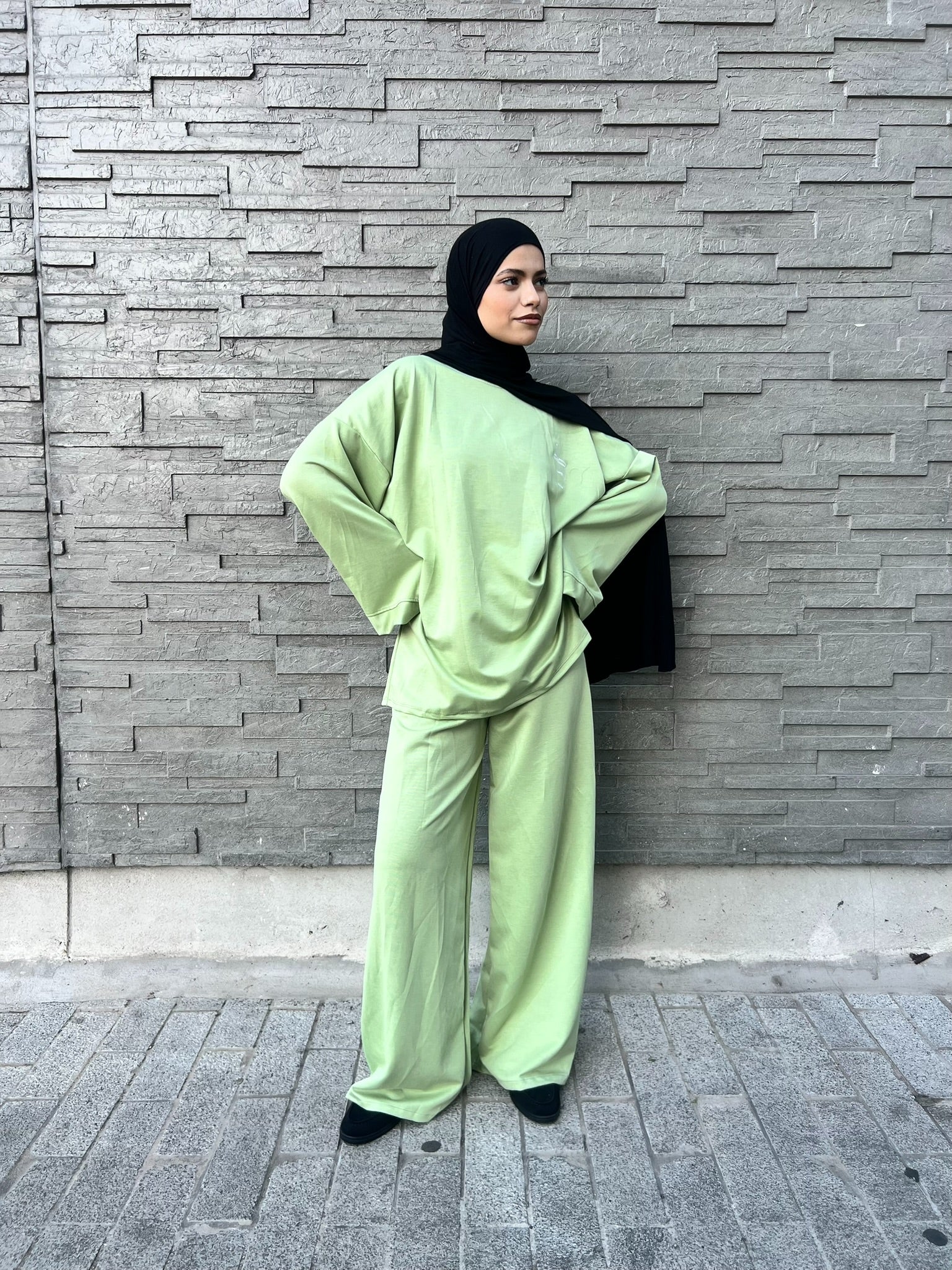Ensemble Matcha Vert