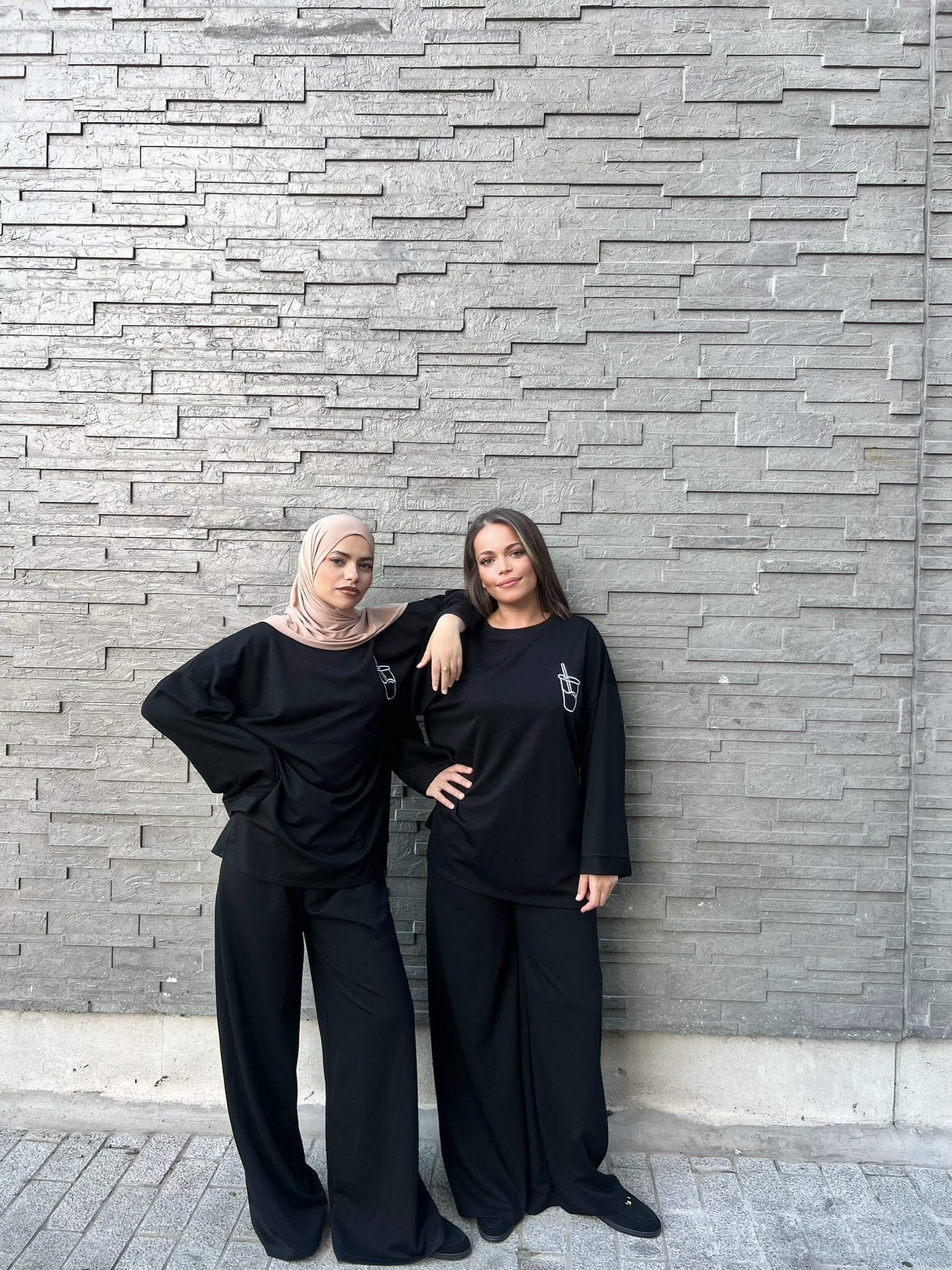 Ensemble Matcha Noir