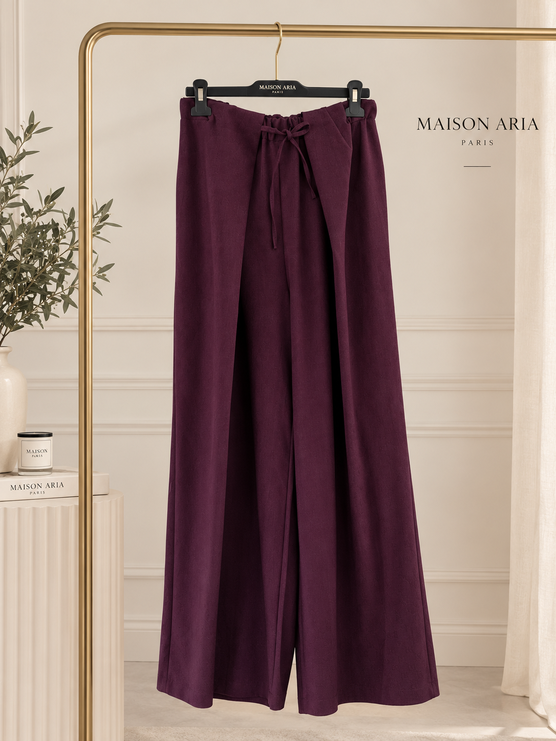 Pantalon Palazzo Fluide