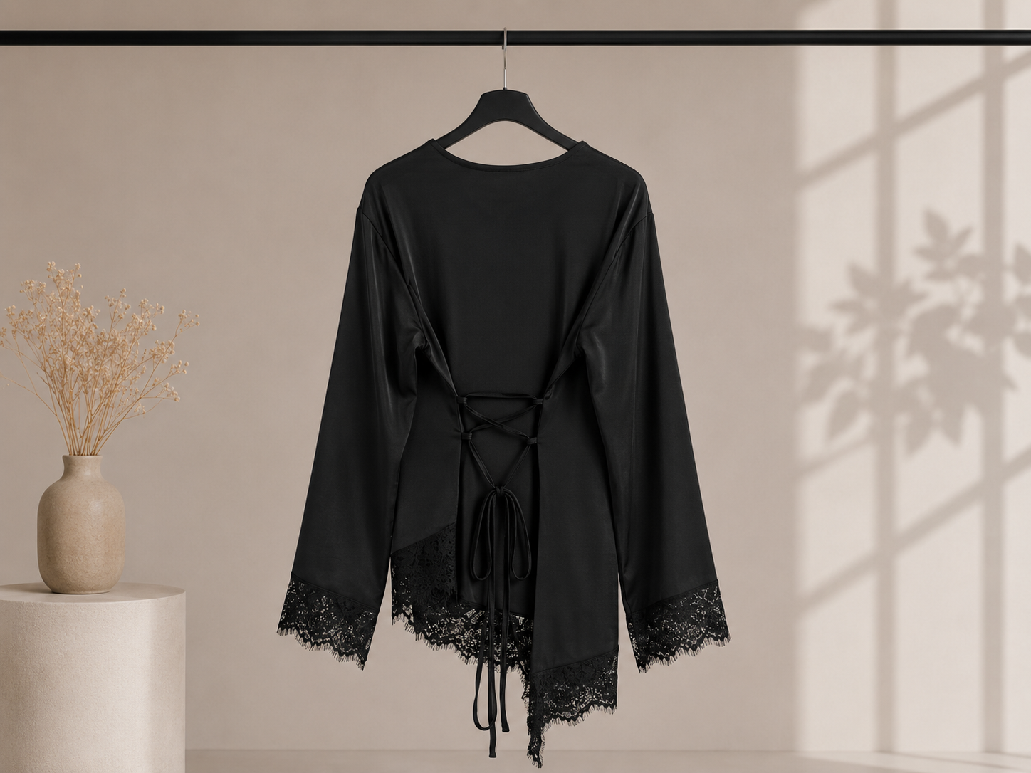 Top Asymétrique Dentelle - Ligne Signature