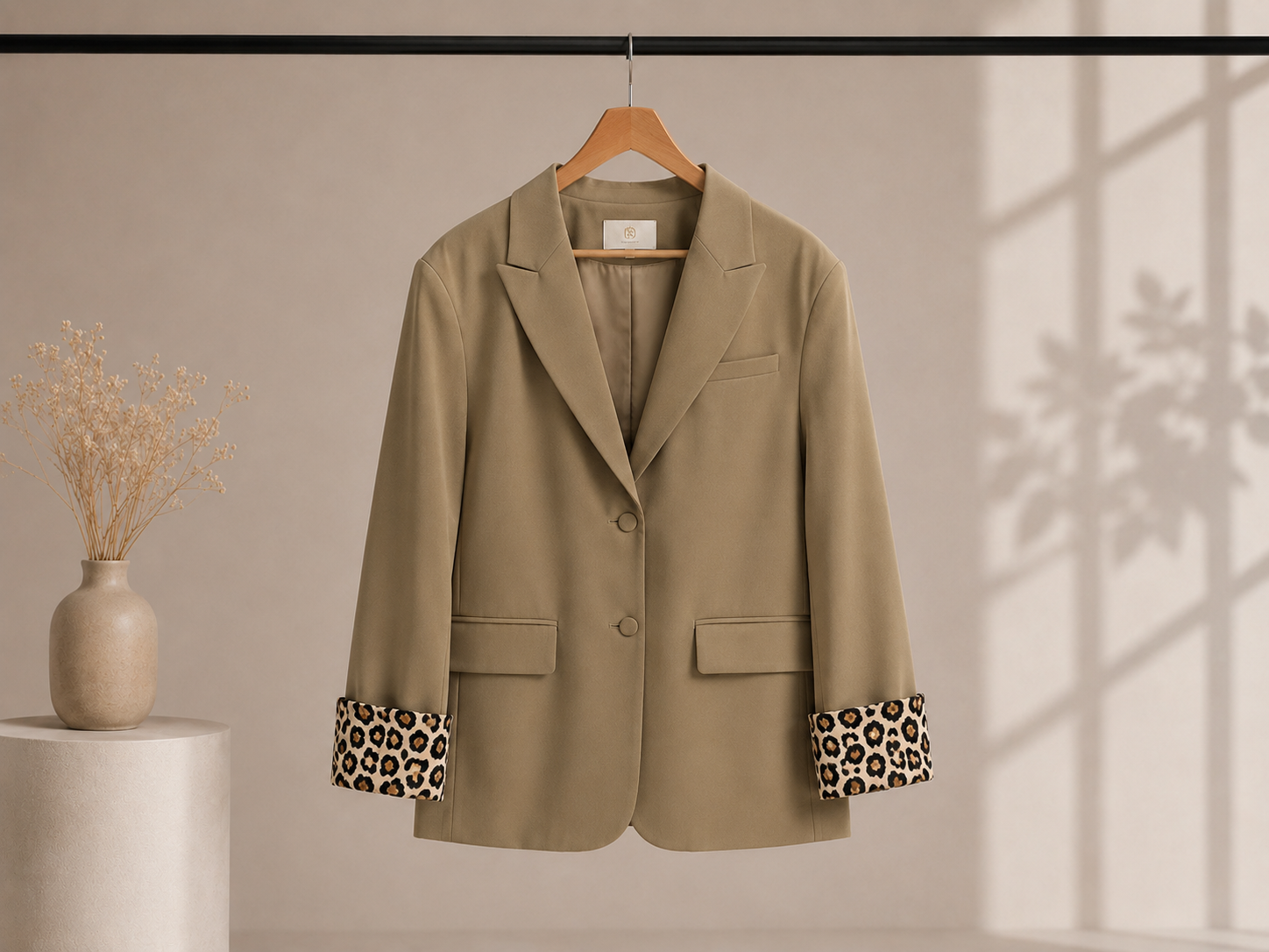 Blazer Oversize Léopard - Ligne Signature