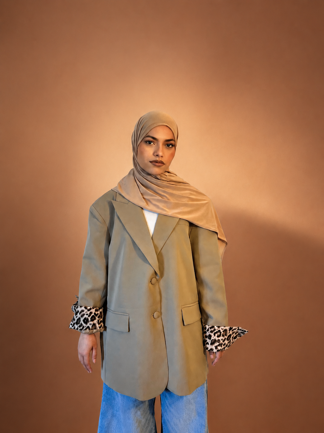 Blazer Oversize Léopard - Ligne Signature