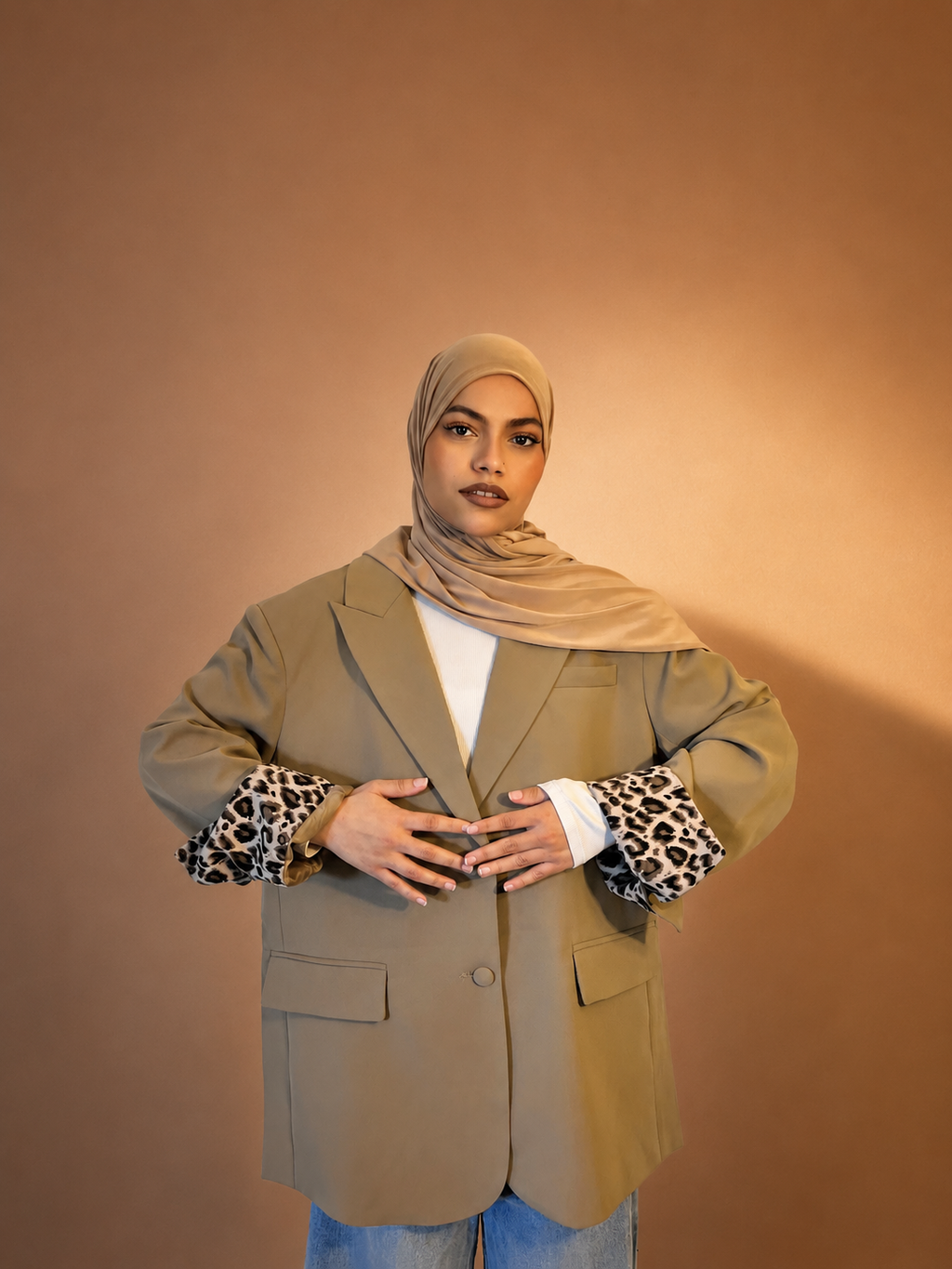 Blazer Oversize Léopard - Ligne Signature