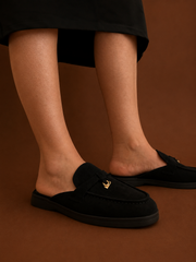 Mules Mocassins Élegance - Daim