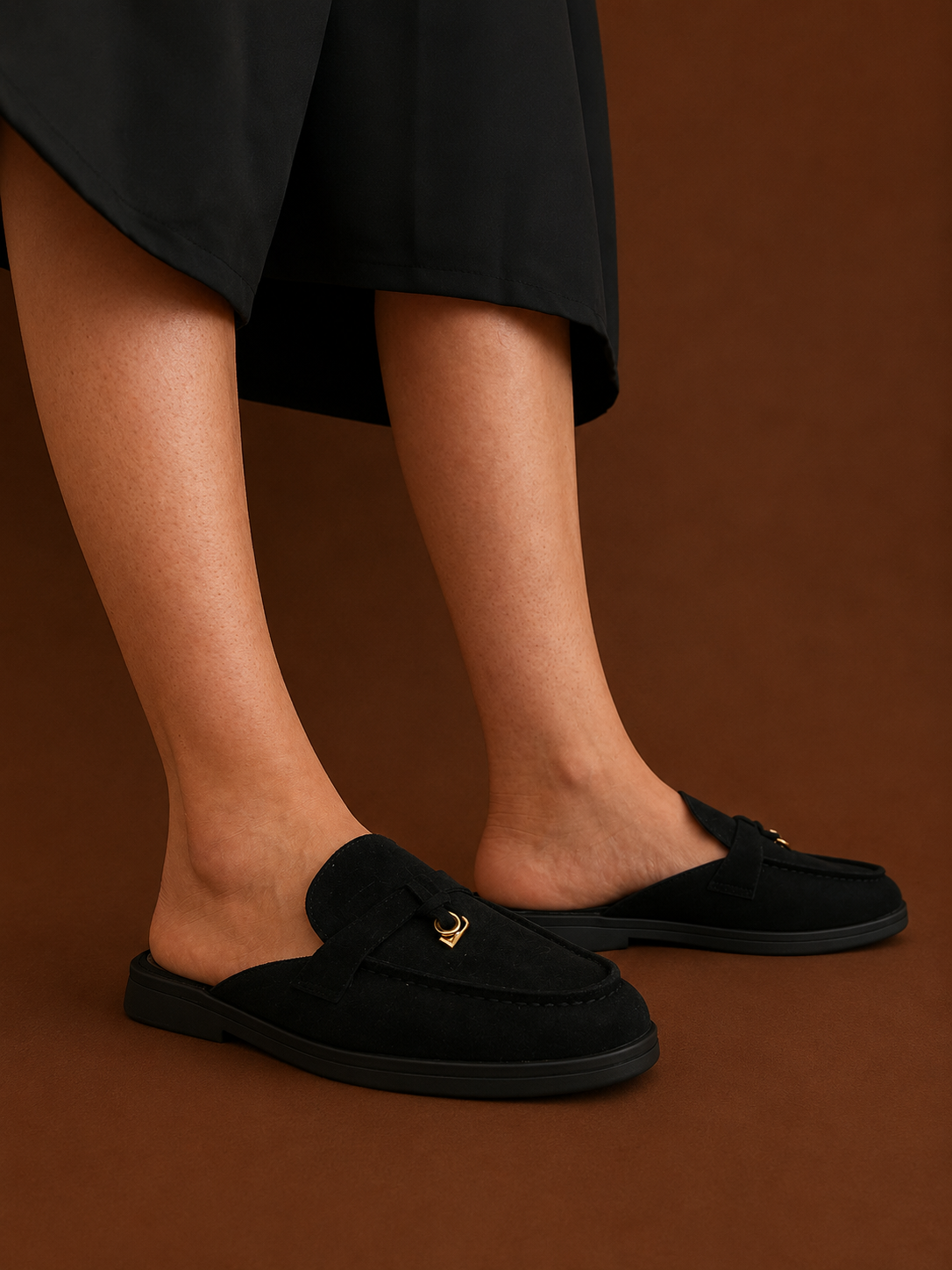 Mules Mocassins Élegance - Daim