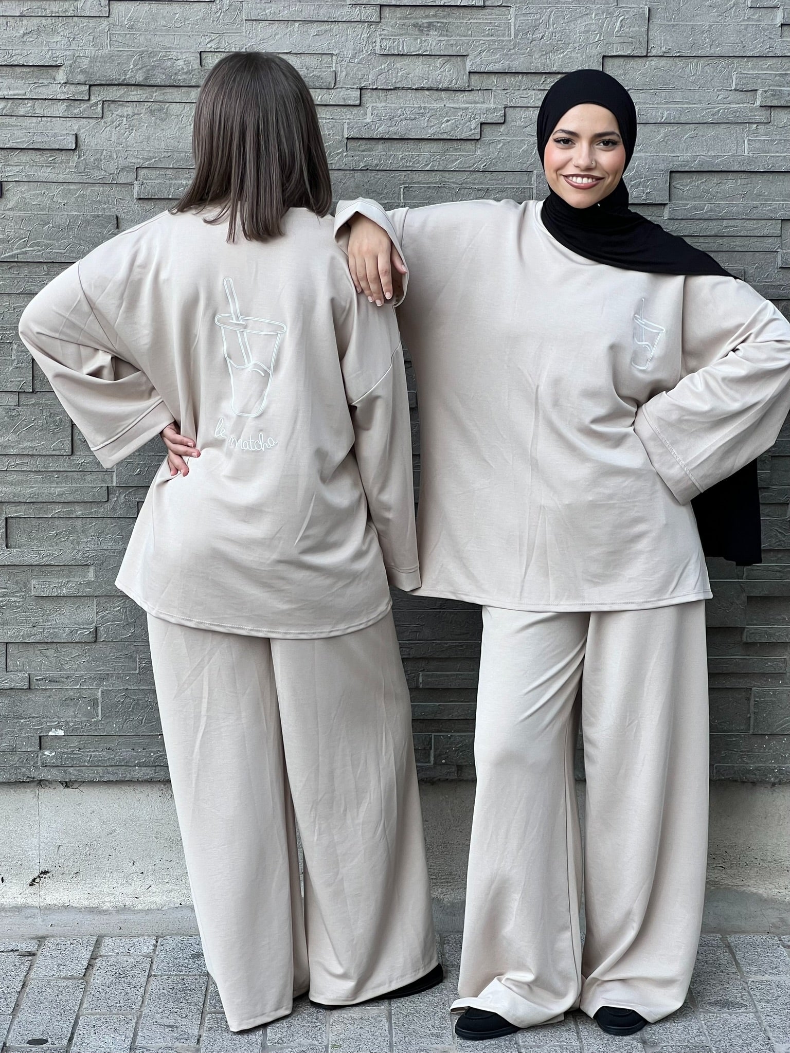 Ensemble Matcha Beige
