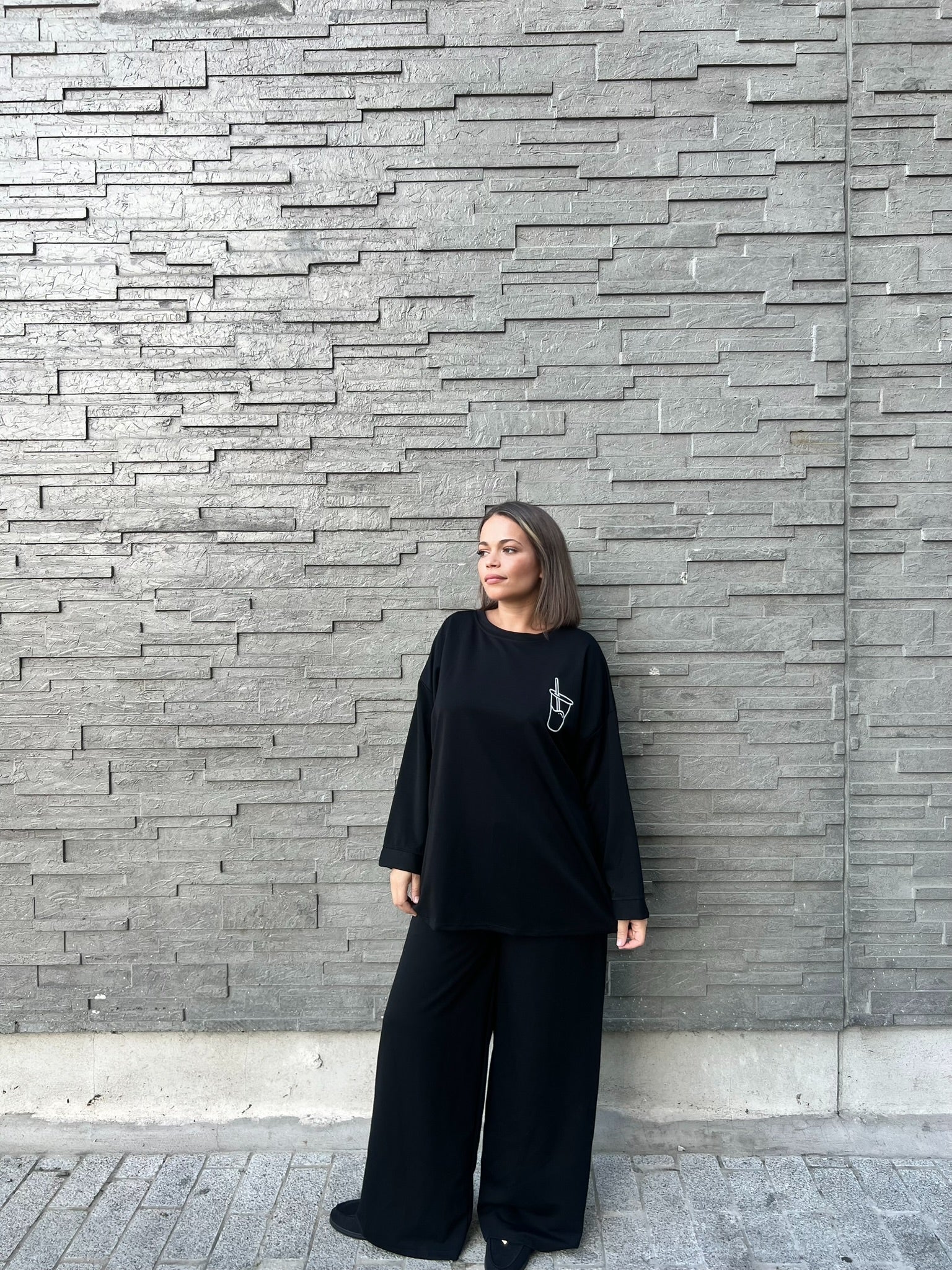 Ensemble Matcha Noir